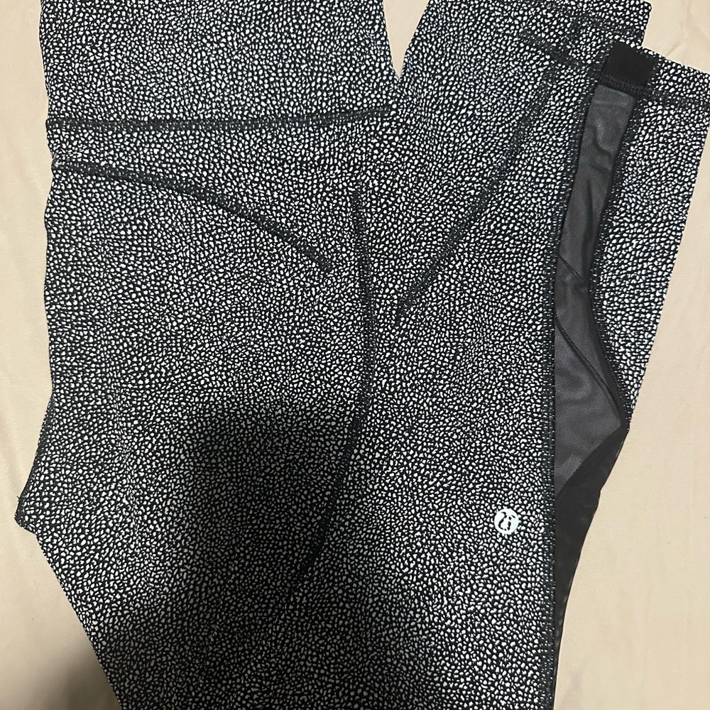 Lululemon Athletica Black and White Leggings